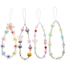 ANROFA Beaded Phone Wrist Strap,Cute Camera Charm Strap,Kawaii Bracelet Wrist...