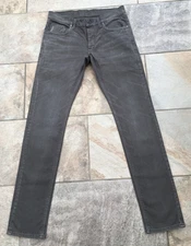 Mens G-Star Defend Super Slim Coj Fit Brown Grey Stretch Denim Jeans - W32 L34