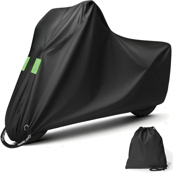 Motorrad Abdeckplane Oxford Schwarz 245X105X125Cm-image