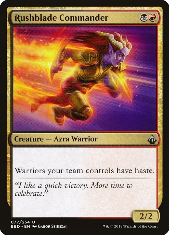 NM - Rushblade Commander [BBD - 77] Battlebond - Image 1 of 1