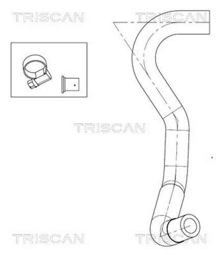 Triscan 8516 11023 Hydraulikschlauch, Lenkung FüR BMW-image