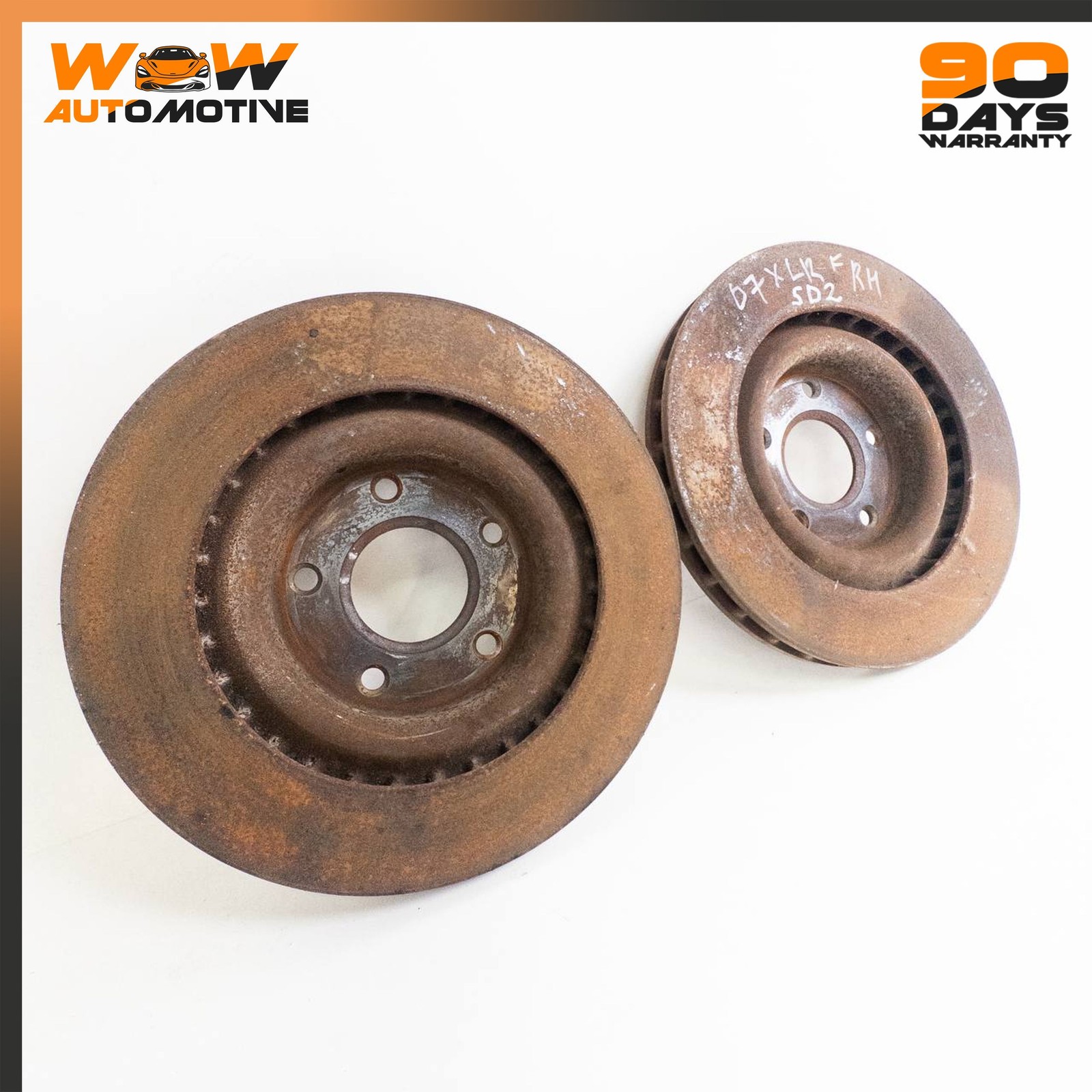 04-13 CADILLAC XLR CORVETTE C6 FRONT LEFT RIGHT BRAKE DISC ROTOR SET OEM