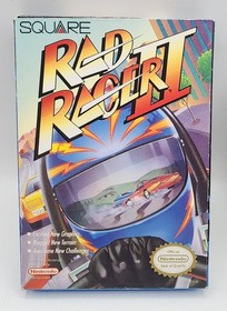 Rad Racer II 2 (Nintendo NES) Complete In Box CIB W/ Poster & Protector 