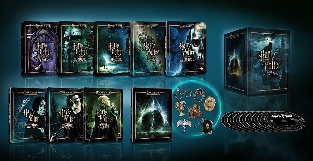 Harry Potter 8 Film Dark Arts Steelbook 4K Ultra HD Limited