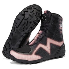 Motorcycle Protective Riding Boots Men Anti Slip Off-road Racing Shoes Cycling