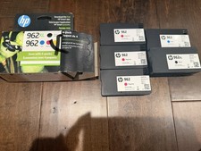 OPEN BOX - HP 962XL / 962 Original Ink Cartridge 5 Pack Combo Lot NO YEllow  