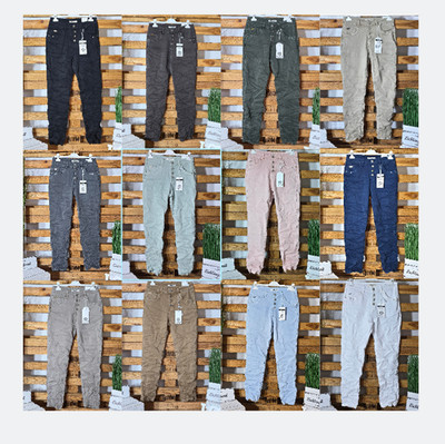 ** KAROSTAR CLASSIC BAGGY JEANS Gr. 36 - 48 JEANS HOSE MIT KNÖPFE TOP AKTUELL **