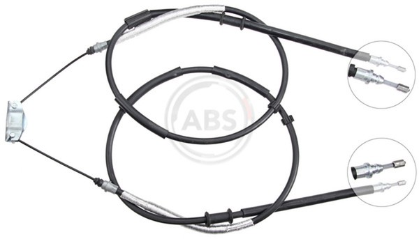 A.B.S. Bremsseil Seilzug Feststellbremse K10155 FüR Opel Corsa S07 L08 L68 LPG-image