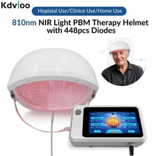 810nm Red Infrared Light Therapy Brain Helmet for Parkinson Stroke Alzheimer 24W