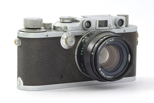 Leica III b Rangefinder Film Camera with Jupiter-8 2/50mm