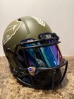 Josh Allen Signed Buffalo Bills Salute To Service  Authentic Helmet Beckett