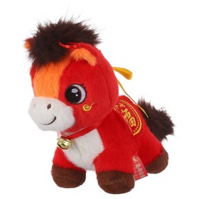  Set of 3 Year The Horse Mascot Doll Collectible Zodiac Plush Party Favors