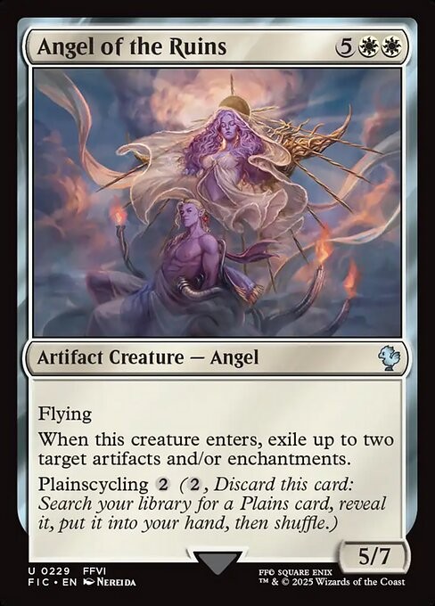 good angel cards mtg Angel of the Ruins