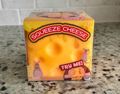 Sunny Days Giggle Zone Squeeze Cheese Large Block Squishy Sensory Fidget Toy