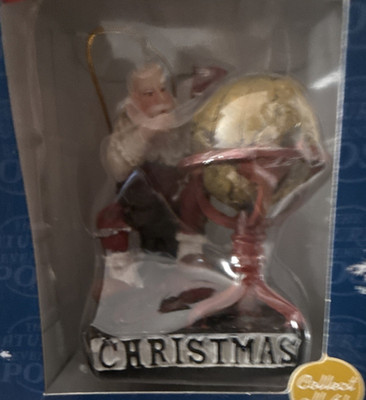 The Saturday Evening Post Hand-Painted Santa Ornament Rockwell Collection
