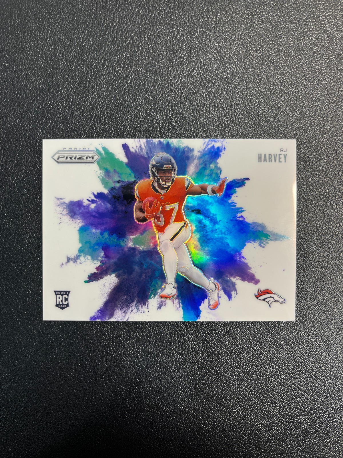 2025 Panini Prizm Football RJ Harvey Rc Rookie Color Blast SSP Case Hit BJXH
