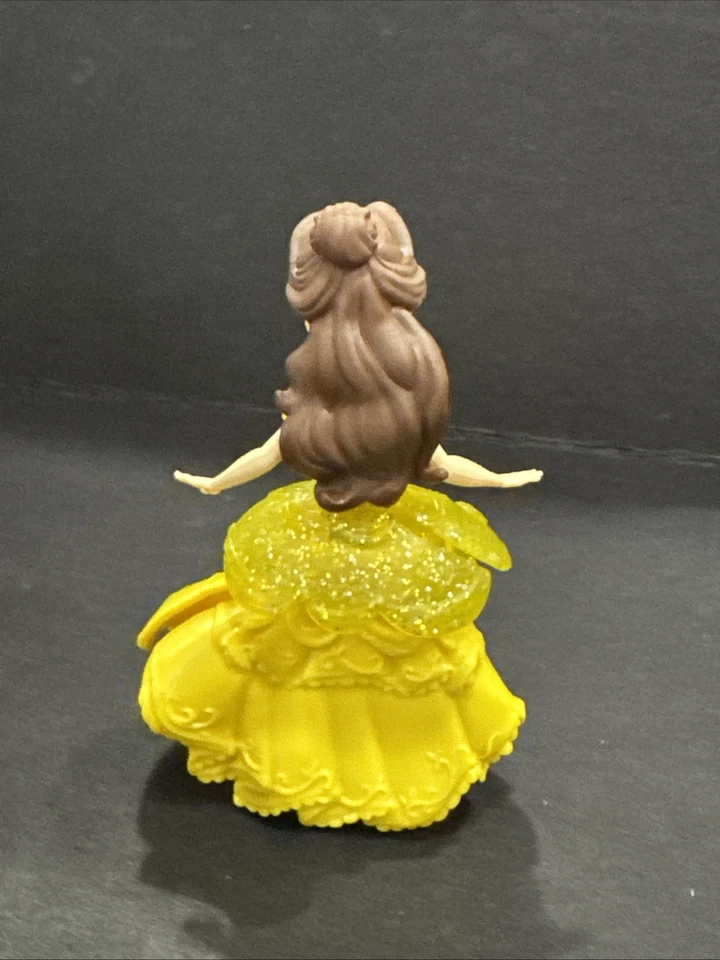 Disney Princesa Bella Bestia Bella MagiClip Clip Mágico Polly Pocket muñeca figura Foto 2 de 4