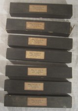 Eight WILLIAM TONK 65-Note Player Piano Rolls --BLUE DANUBE, Sands of the Desert