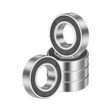 5 Pack 10 x 19 x 5mm 6800 2RS Deep Groove Ball Bearings, ABEC5