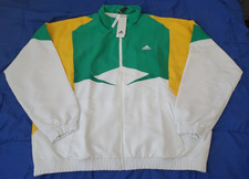 Adidas Woven Full-Zip Oversized Track Jacket Men's XL Colorblock IC3697