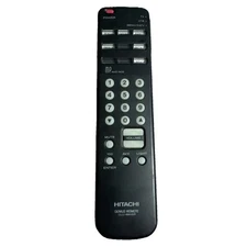 Hitachi CLU-691GR Genius TV VTR Remote, OEM NOS for 20SA4B, 27CX3B, 27CX3 TESTED
