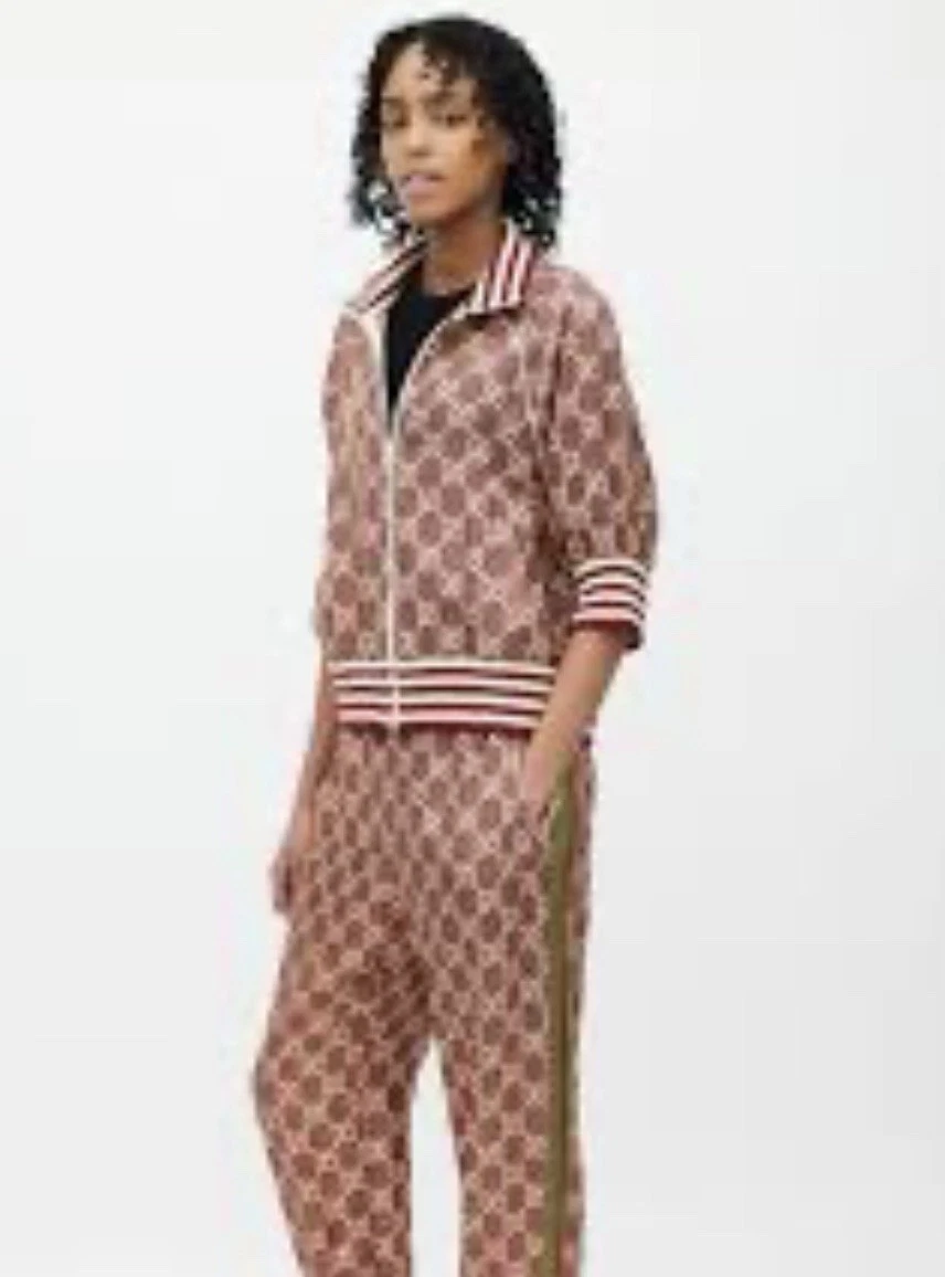 Gucci GG Supreme giacca di seta stampa 644588 XJCL5 5281 donna