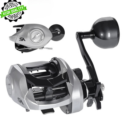 Large Baitcasting Fishing Reel Saltwater Waterproof Deep Sea Fishing 15kg Drag