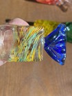 Vintage Hand Blown Glass Wrapped Lot Of 5 Swirled Glass Candy Pieces #2 — photo 3
