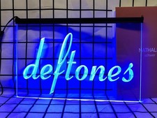 DEFTONES BAND LED NEON LIGHT SIGN MAN CAVE GARAGE HOME BAR MERCH WALL ART D COR