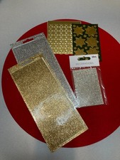 Scrapbooking_Aufkleber_Streifen - Sterne - Gl...