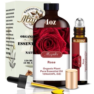 MLYNKL Rose Essential Oil  Rose Fragrance Oil   4.33oz Premium Scent for Diff...