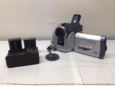 Sony DCR-DVD300 Camcorder W/NP-FM50 battery, Charger Tested Works READ