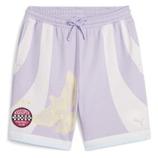 PUMA  X Kidsuper Drawstring Shorts Mens Purple Casual Athletic Bottoms 62565435