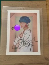 BTS V Taehyung Persona Hand-signed Autographed K-POP Autograph session