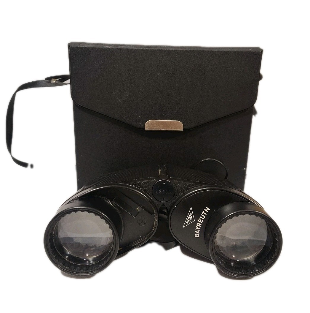 Vintage Steiner Bayreuth individual-focus binoculars 8×30 military
