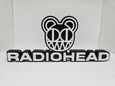 Radiohead Style Logo 3D Design freistehend
