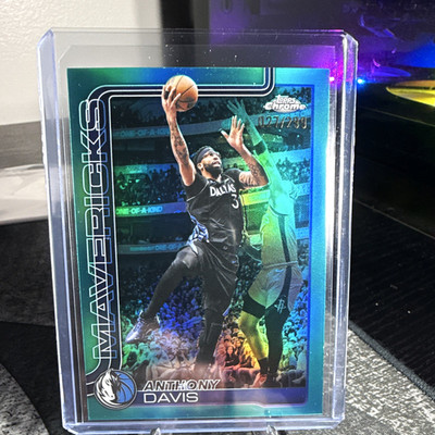Anthony Davis #4 2025-26 Topps Chrome Update Dallas Mavericks /299