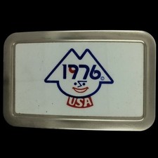 Vintage 1970s NOS 1976 Usa American Pride Bicentennial Eagle Belt Buckle