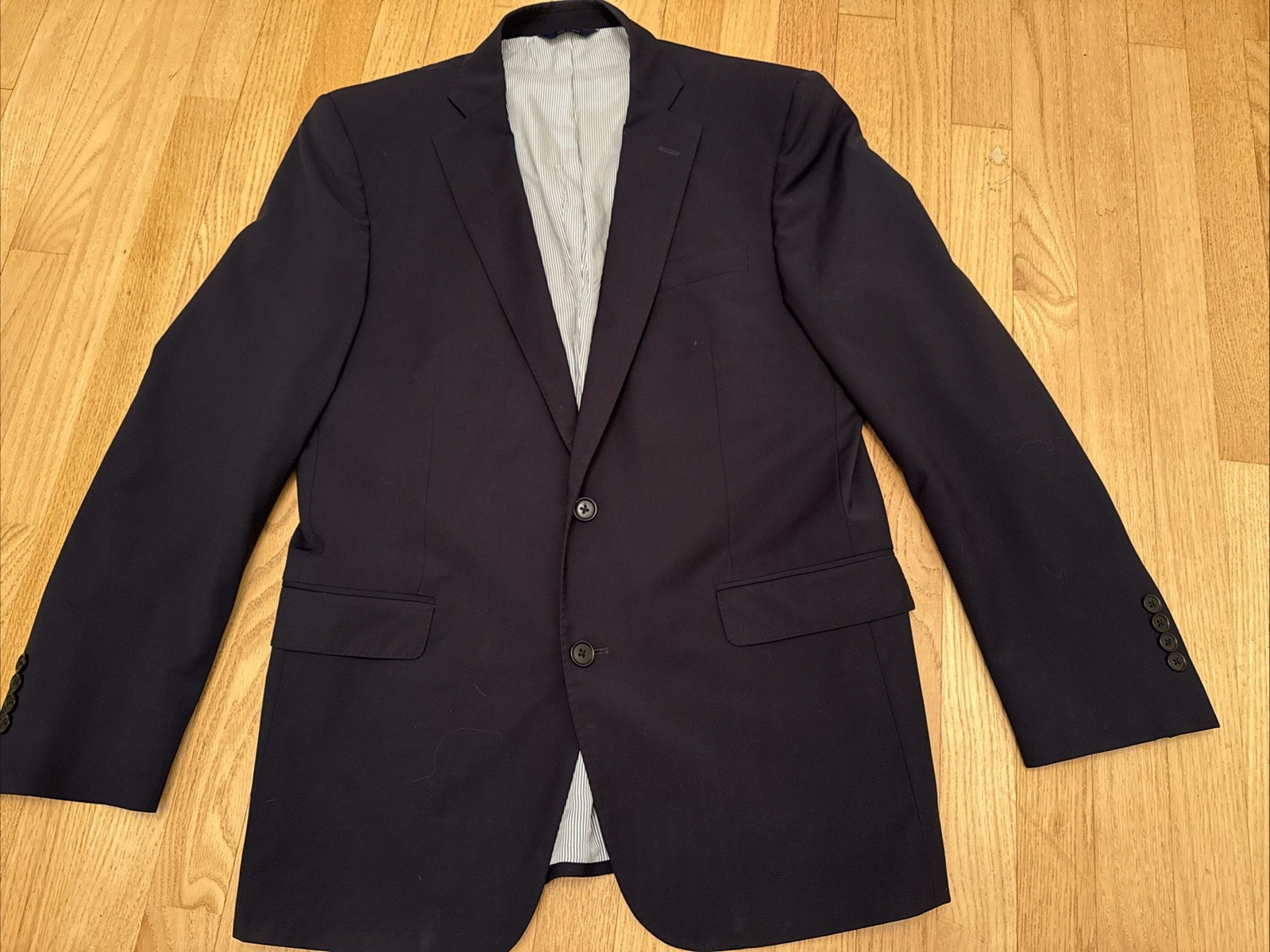Brooks Brothers Explorer Regent Fit Navy Blazer Sport Coat 41R Wool Blend