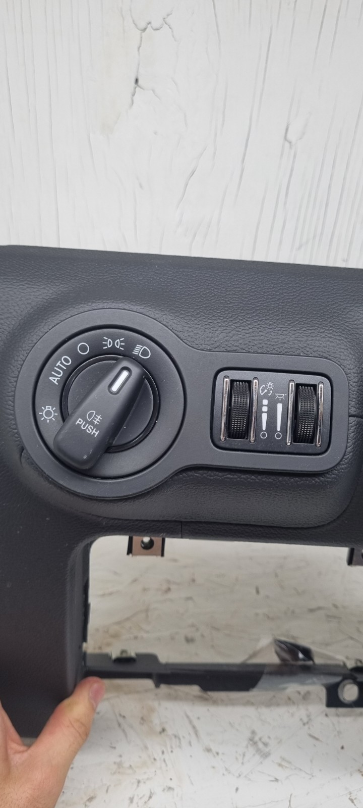 OEM Maserati Ghibli FA00AAG91‑359 Dashboard Knee Cover Panel (Left, Black, Used)