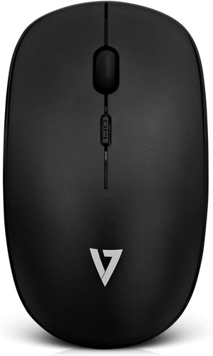 V7 4-Button Black Wireless Optical Mouse with adjustable dpi - MW200, MW200-1N W - Picture 4 of 5