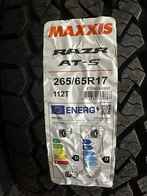 3 x 265/65 R17 Maxxis Razr AT-S AT781 112T 265 65 17 (2656517