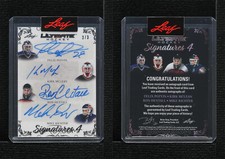 2023 Leaf Ultimate Potvin McLean Hextall Richter quad auto 3/3 autograph