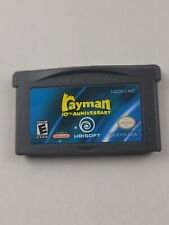 Rayman: 10th Anniversary Nintendo Game Boy Advance Sp Cartridg 2005 Works Great