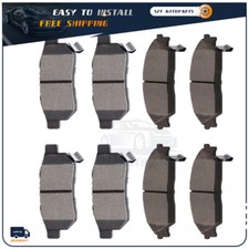 Front And Rear Ceramic Brake Pads Set For 1994 1995 1996 1997-2001 Acura Integra