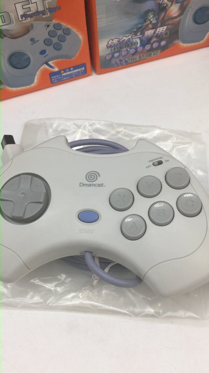 Lot Of 2】ASCII Pad FT Fighting Type For Sega Dreamcast ASC-1301P