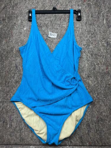 Lauren Ralph Lauren Swimsuit Blue One Piece Size 1