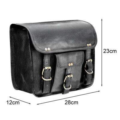 Satteltaschen Set Für Yamaha XV 1100/125 Virago - Vintage Leder Taschen Mit Halterung