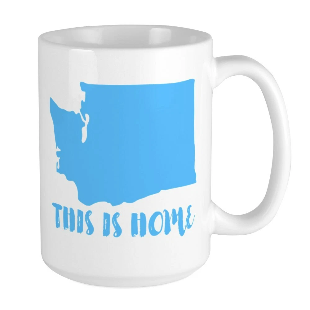 Washington This Is Home Large Coffee Mug for Home or Office
