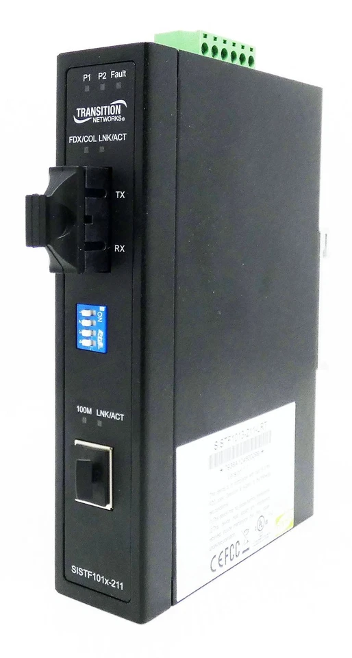 Transition Networks SISTF1013-211-LRT Vers. Convertidor de medios 1.1 -sin usar/embalaje original- Foto 3 de 4